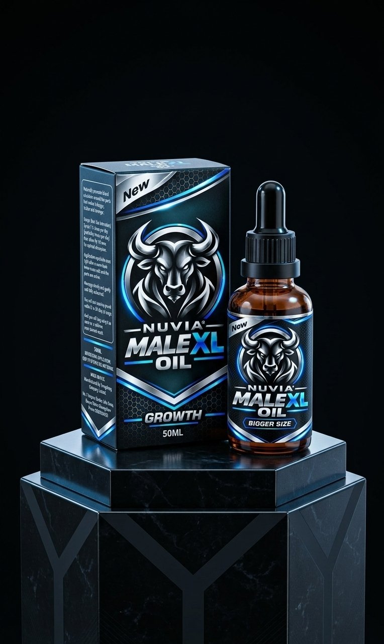 Nuvia Male XL Oil Box and Dropper Bottle